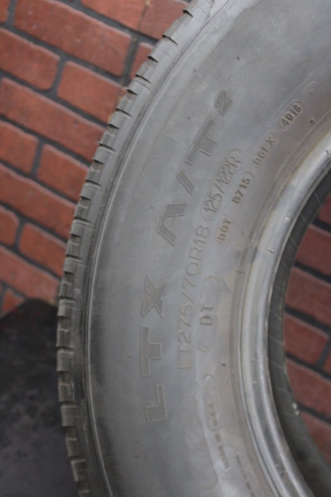 Michelin 18" LT 275/70R18 LTX A/T Used Tire 9/32nds