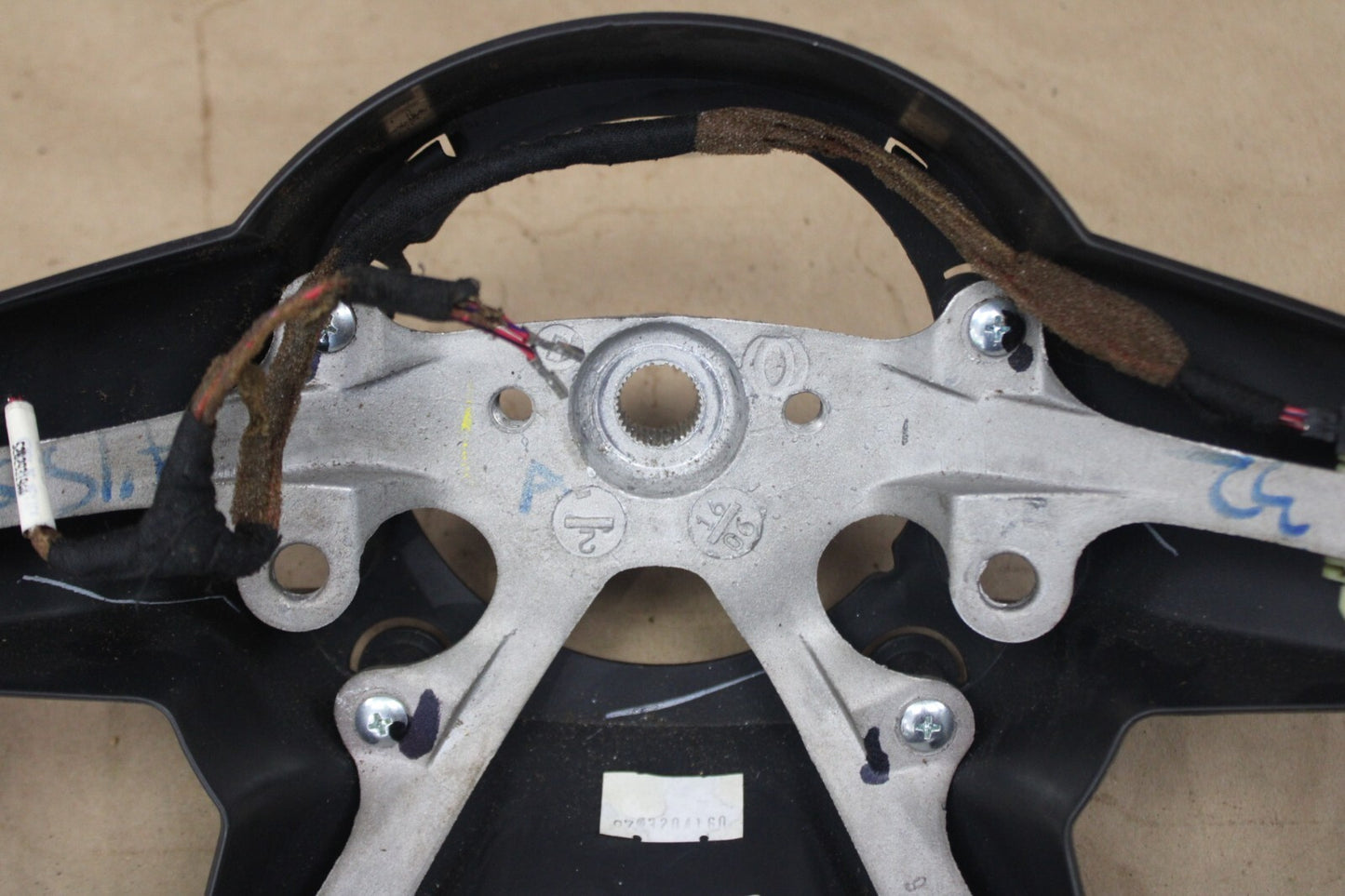 2005-2010 JEEP GRAND CHEROKEE COMMANDER SRT8 STEERING WHEEL OEM SLATE Leather