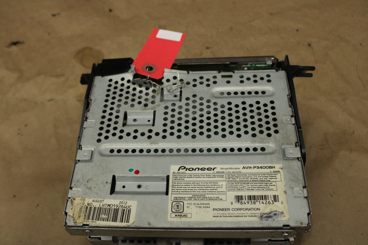 Pioneer AVH P3400BH 5.8 in Audio Radio Display Screen Assembly PARTS ONLY