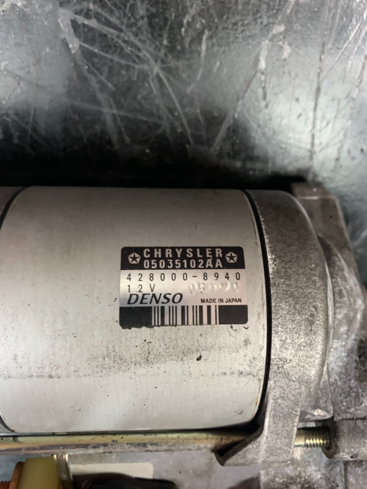2015-2023 Dodge Chrysler Jeep Engine Starter Motor 6.4L OEM 127k 05035102AA