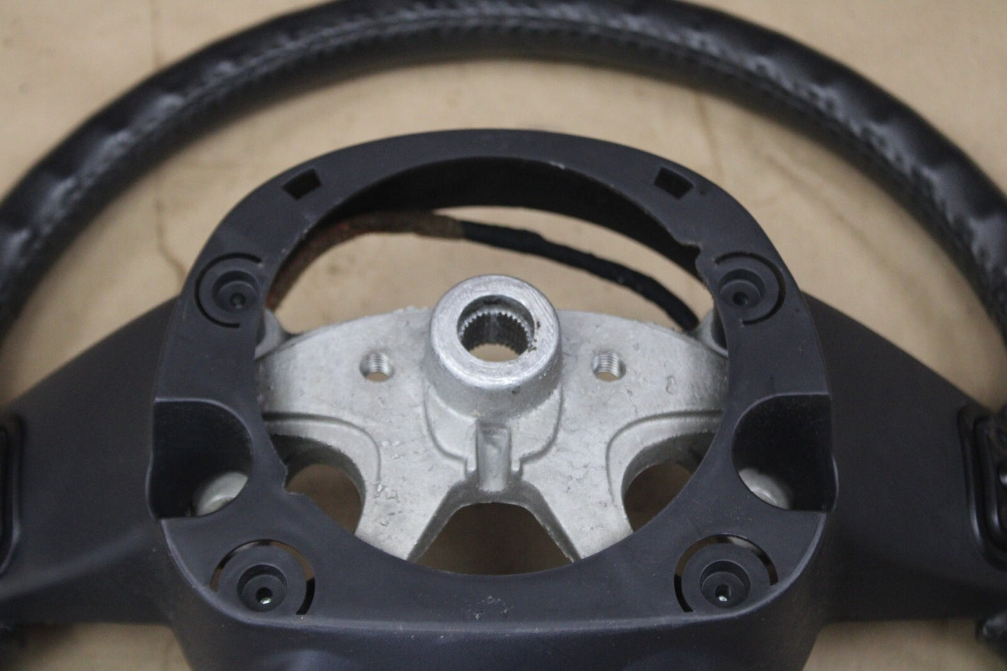 2005-2010 JEEP GRAND CHEROKEE COMMANDER SRT8 STEERING WHEEL OEM SLATE Leather
