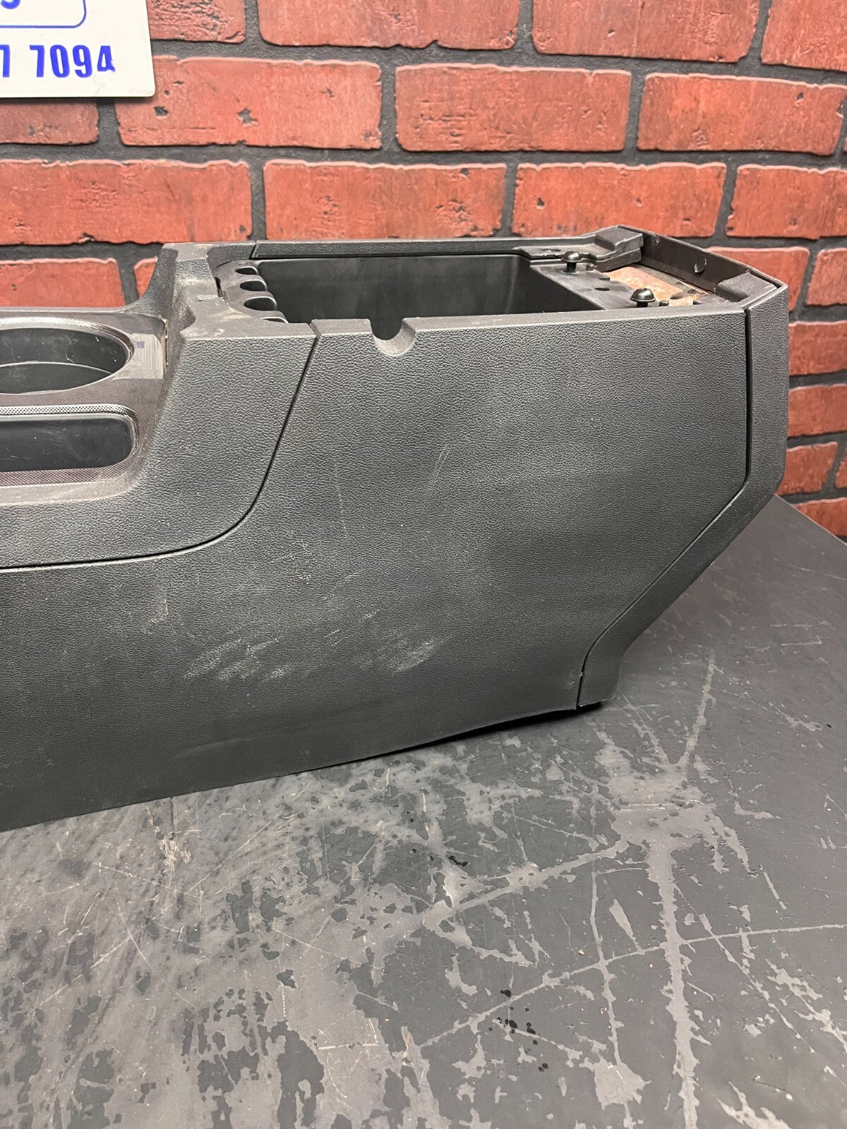 2008-2014 Dodge Challenger SRT Black Center Console Assembly OEM w/ Cupholders