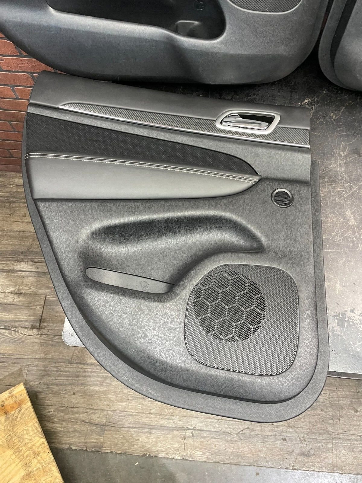 2011-2013 Jeep Grand Cherokee SRT8 Carbon Fiber Trim Black Door Panels Card Set