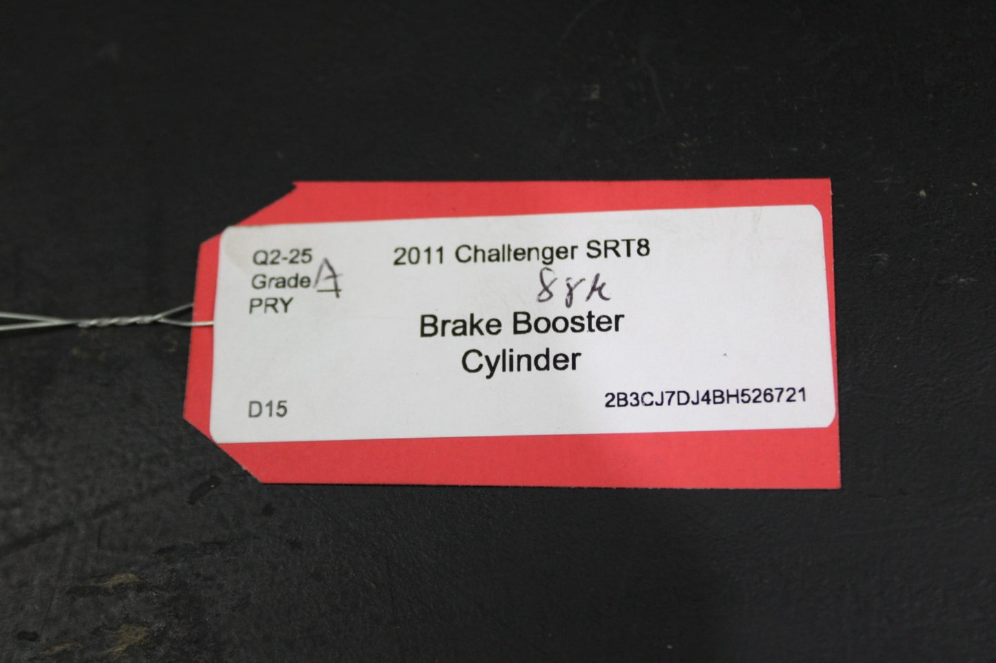 11-14 Challenger Charger 300 SRT8 Power Brake Booster Master Cylinder 05154787AA