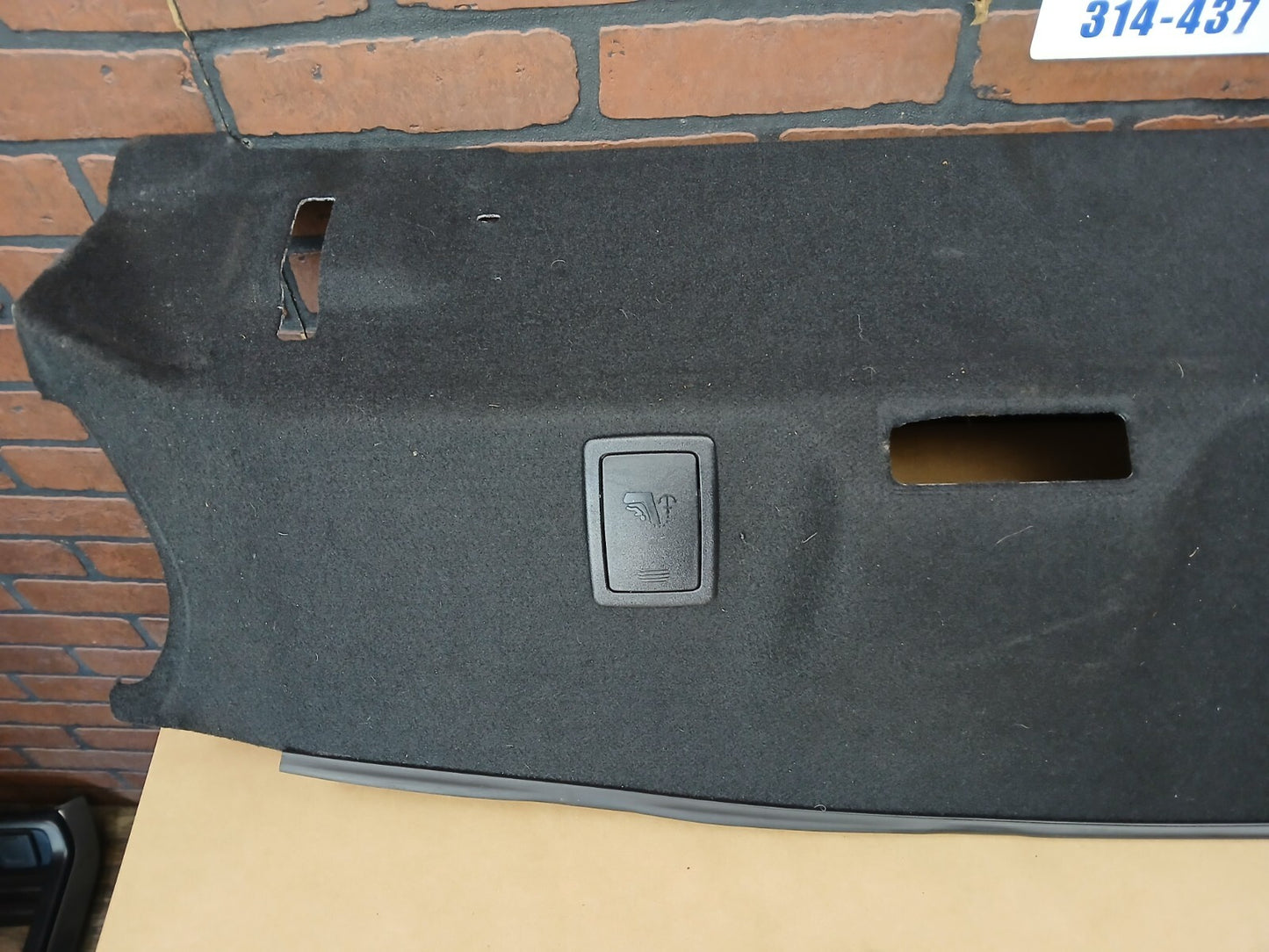 15-23 CHALLENGER REAR DECK SHELF PACKAGE TRAY TRIM PANEL COVER OEM 1ZA12DX9AH