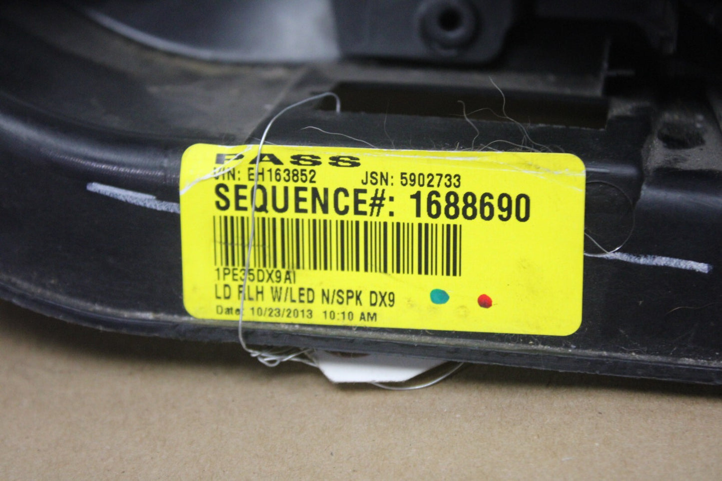 11-14 DODGE CHARGER SRT8 OEM INTERIOR REAR LEFT DOOR PANEL TRIM COVER 1PE35DX9AI