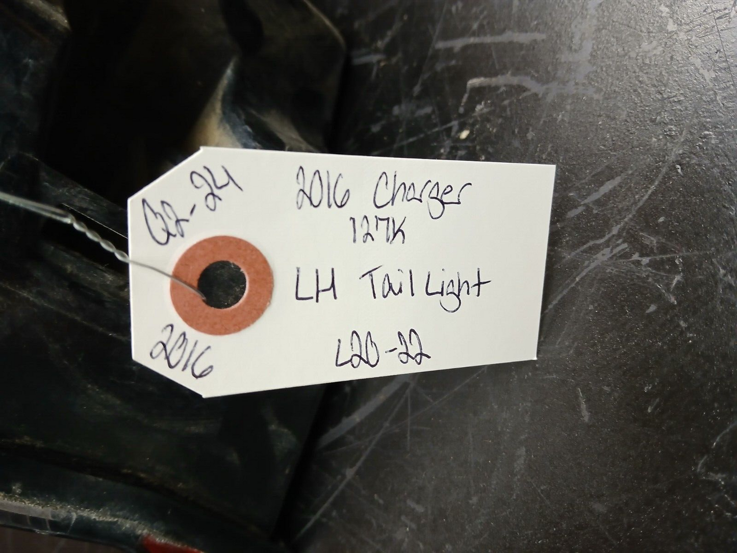 15-23 Dodge Charger Rear Driver LH Side Tail Light Assembly 68213145ac Damaged