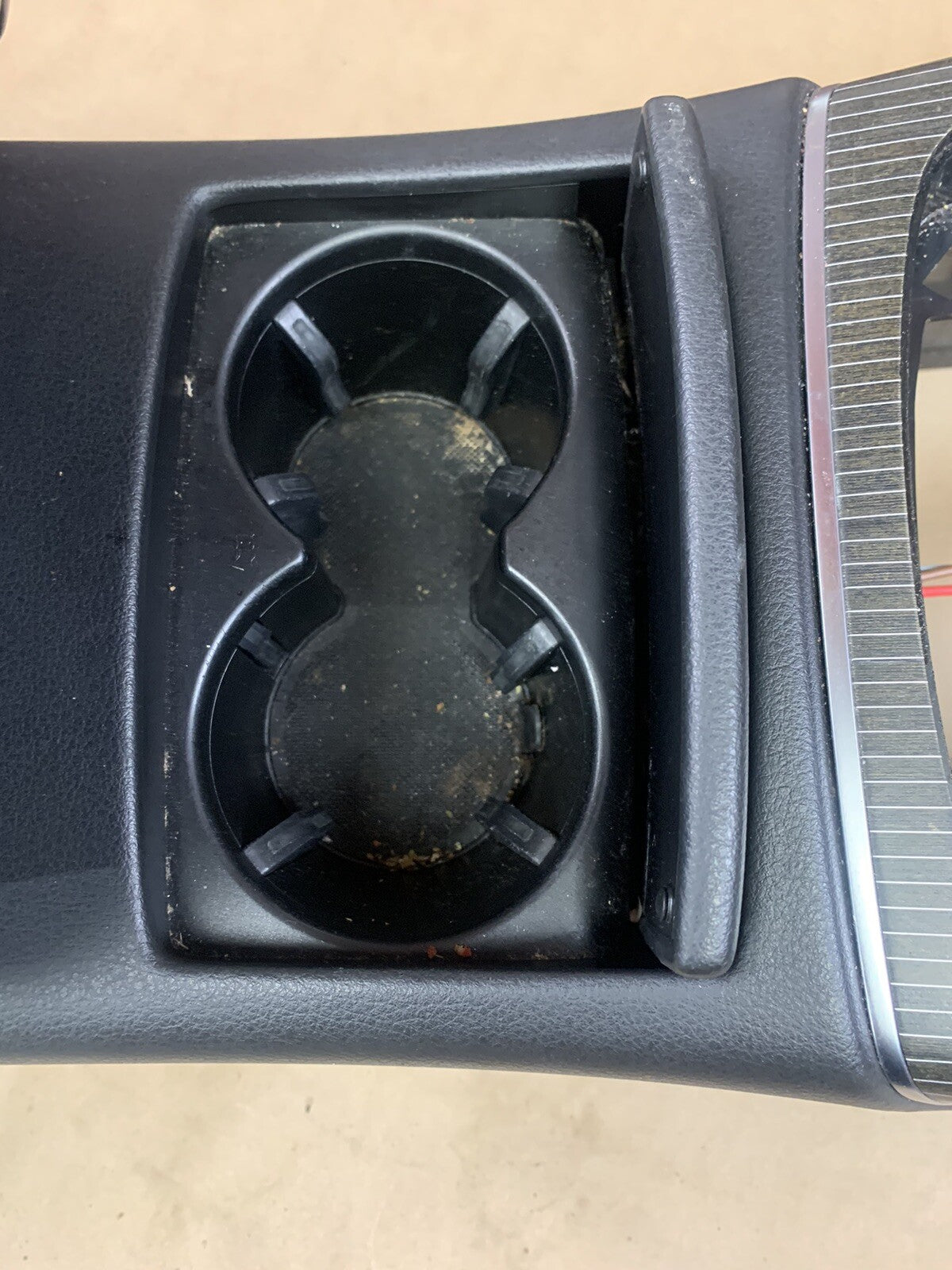 2012-2018 AUDI A6/S6/A7/S7/RS7 Center Console Panel OEM-Black Fretted Ebony Trim