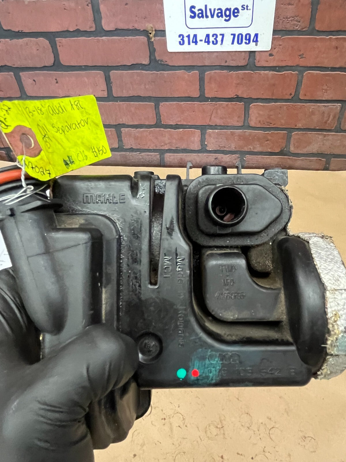 2013-2018 Audi A8 Quattro/S8/S7/S6 4.0L OEM Engine Oil Separator 079 103 542 B