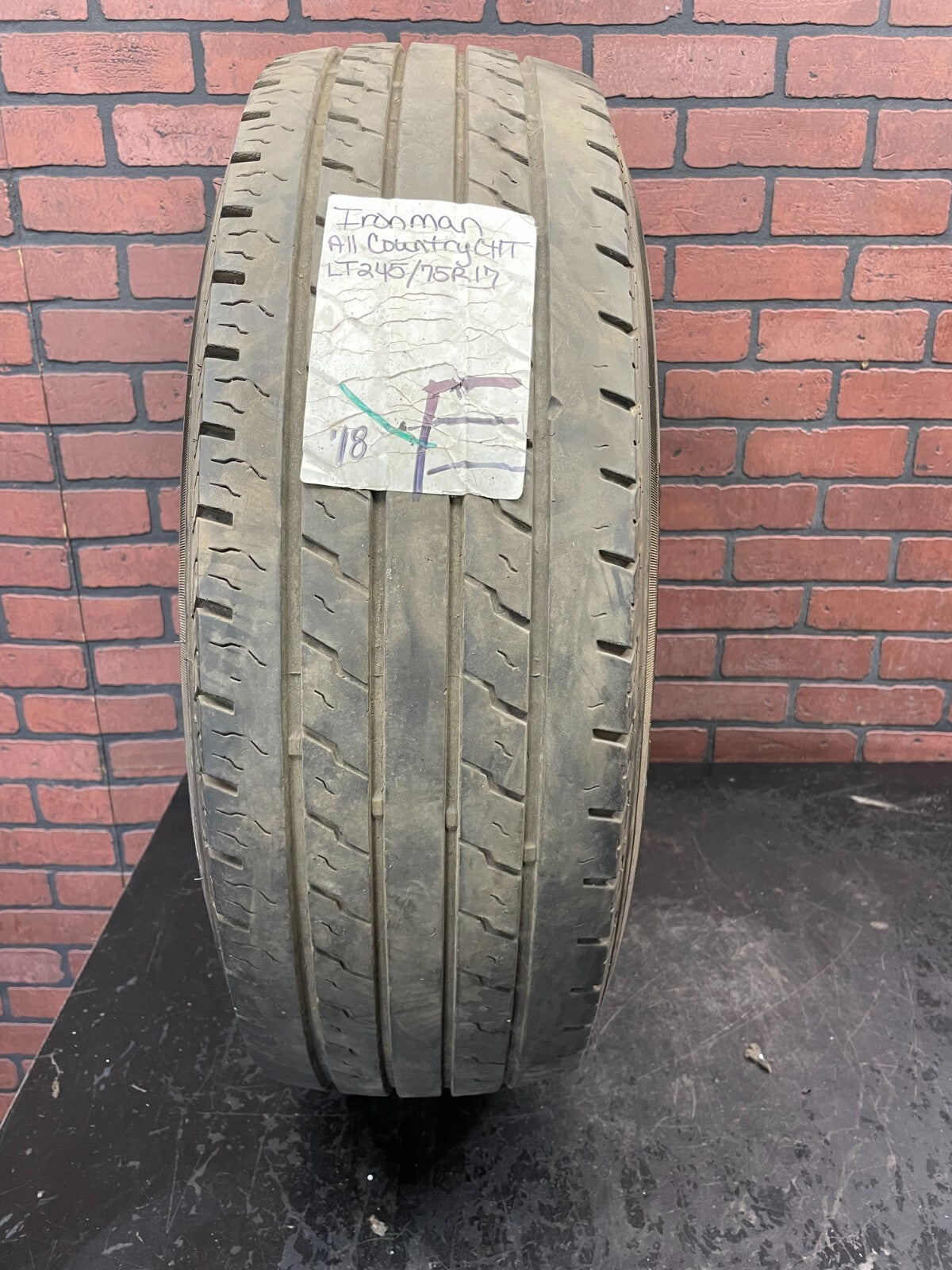 Used LT 245/75R17 Ironman All Country CHT 121/118R M+S - 6/32