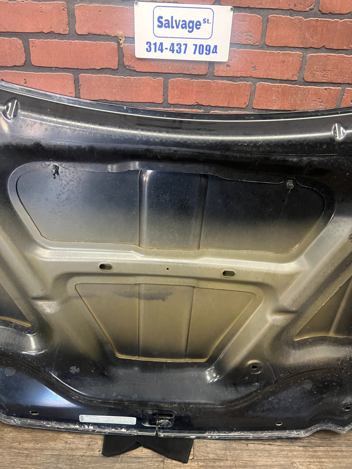 2005-2010 Jeep Grand Cherokee SRT8 Front Hood Cover Used OEM Black PX8 SUN FADE