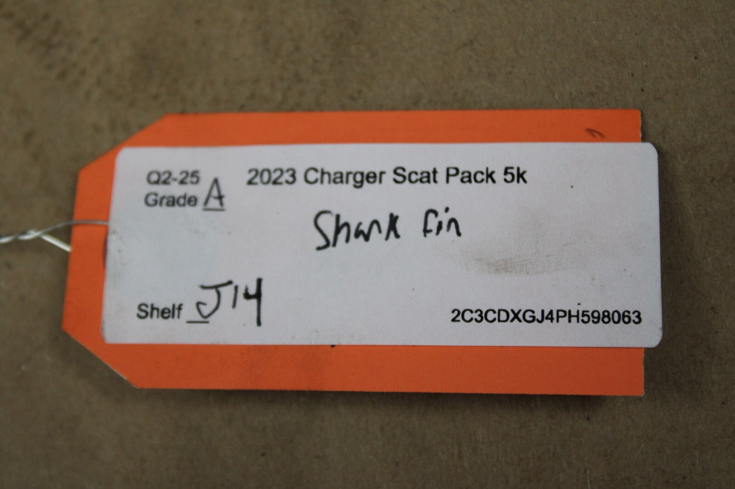 2017-2023 DODGE CHARGER ROOF MOUNTED SHARF FIN ANTENNA BLACK 68281281AA