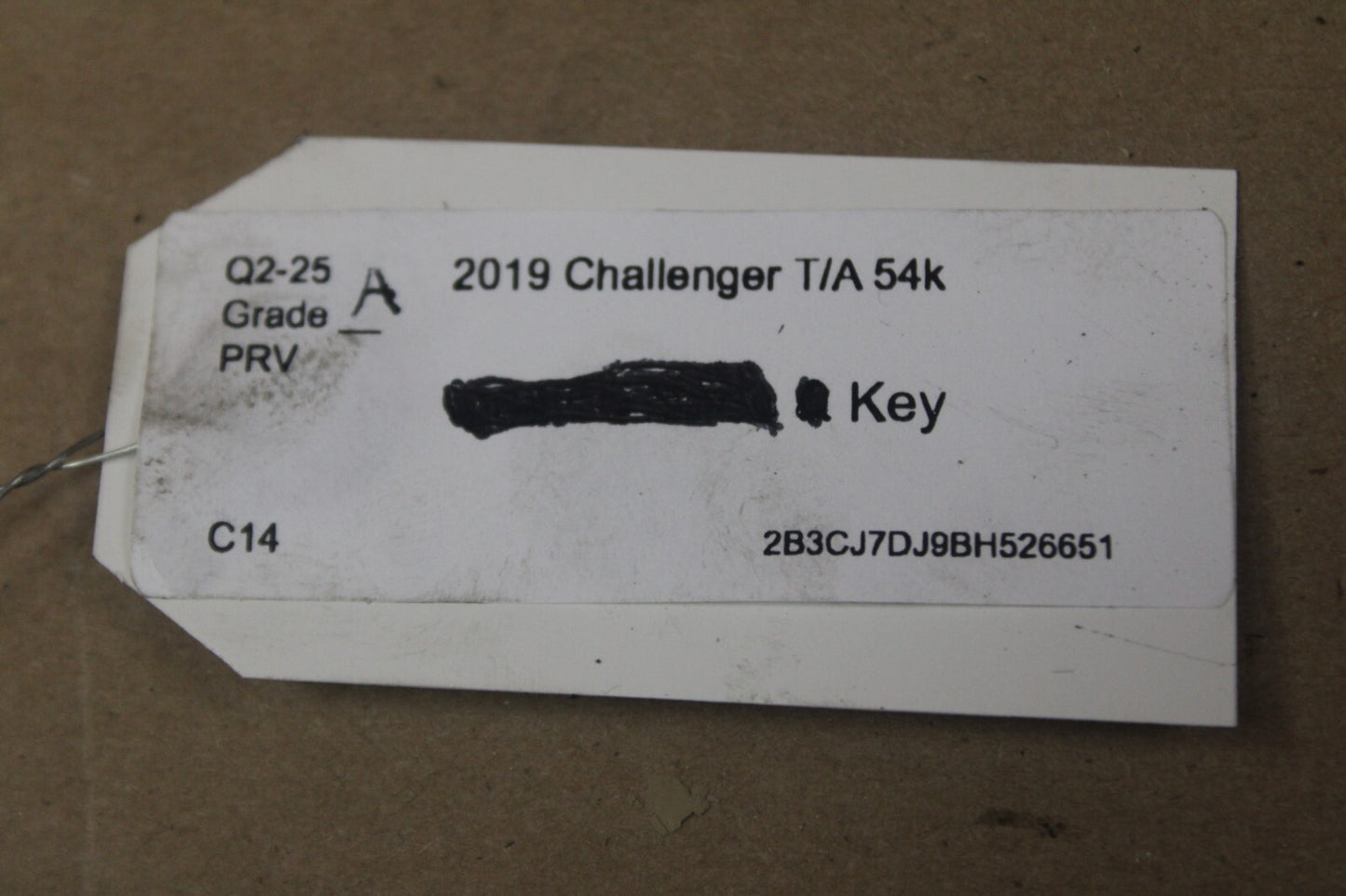 2019-2023 DODGE CHALLENGER CHARGER SCAT PACK BACK RED FULL POWER REMOTE KEY FOB