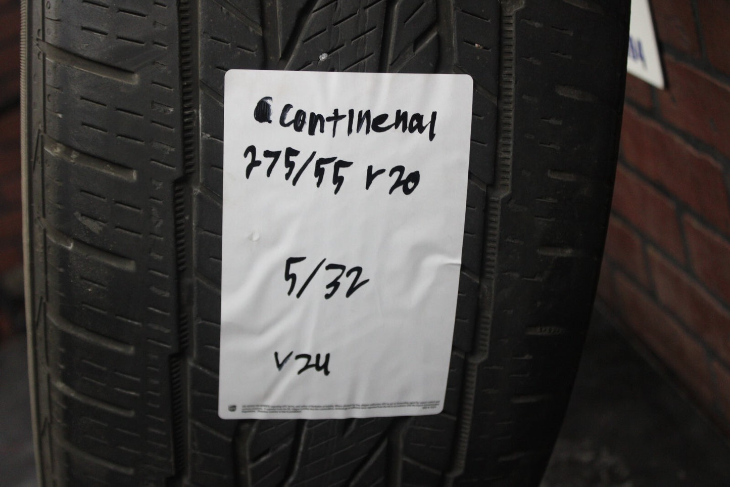 Used Continental Tire 275/55R20 5/32nds