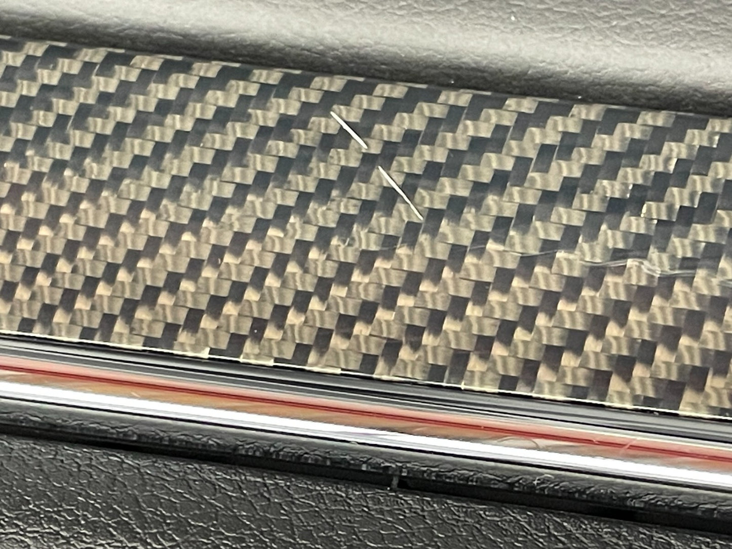 2011-2013 Jeep Grand Cherokee SRT8 Carbon Fiber Trim Black Door Panels Card Set