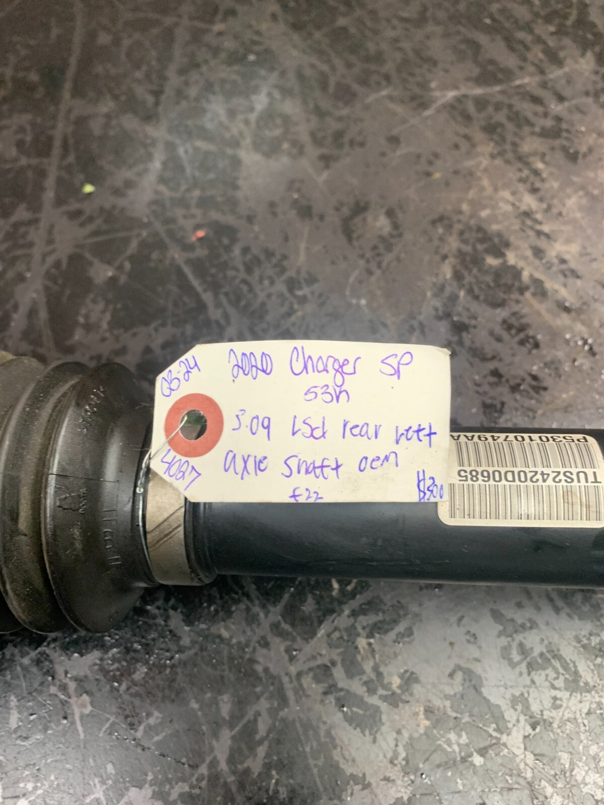2015-2023 DODGE CHALLENGER CHARGER REAR LEFT SIDE AXLE HALF SHAFT OEM 53010749AA