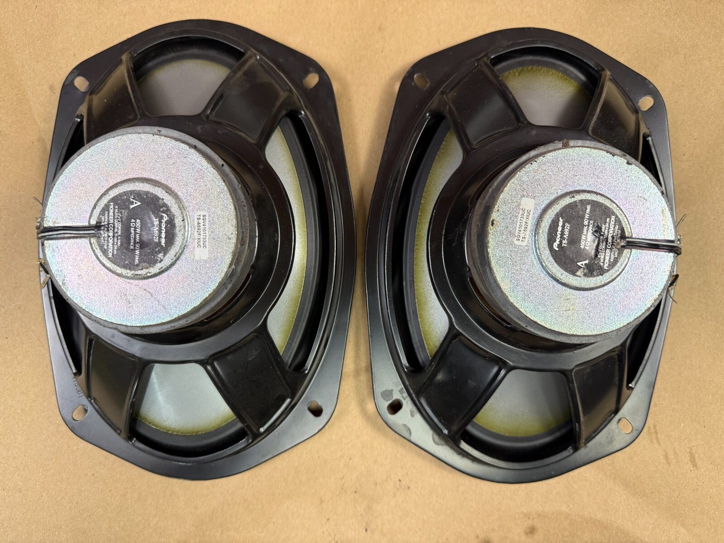 Pioneer 6 x 9 Inches Coaxial 4 Way Speaker Pair 450 Watt TS-A692F FREE SHIPPING