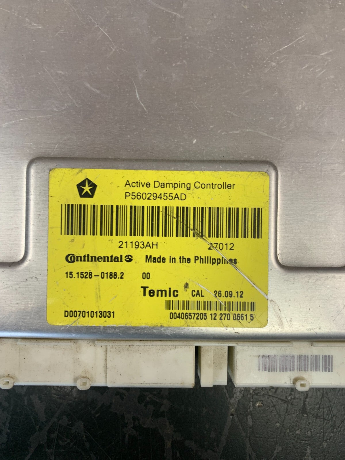 12-13 Dodge Chrysler Jeep OEM Active Dampening Suspension Module 56029455AD