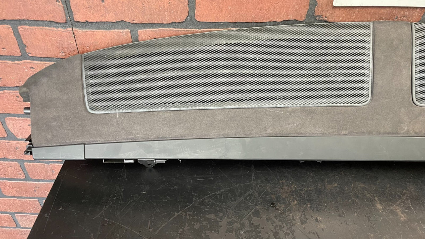2011-2018 AUDI A8L D4 REAR WINDOW SUNSHADE ROLLER BLIND SCREEN W/ TRIM OEM