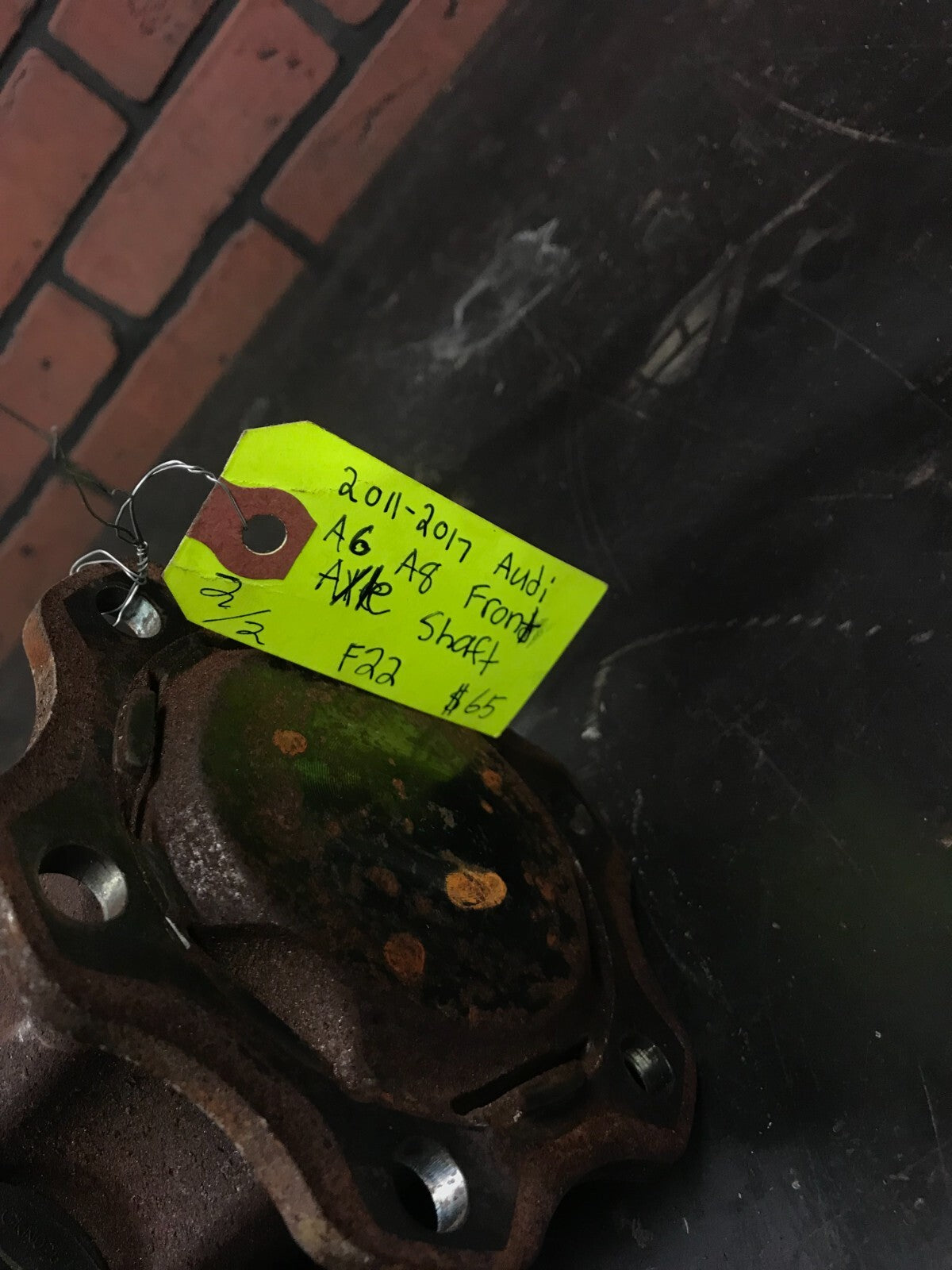 2011-2018 Audi A6 A8 Front CV Axle Shaft Assembly 4G0 470 271 F