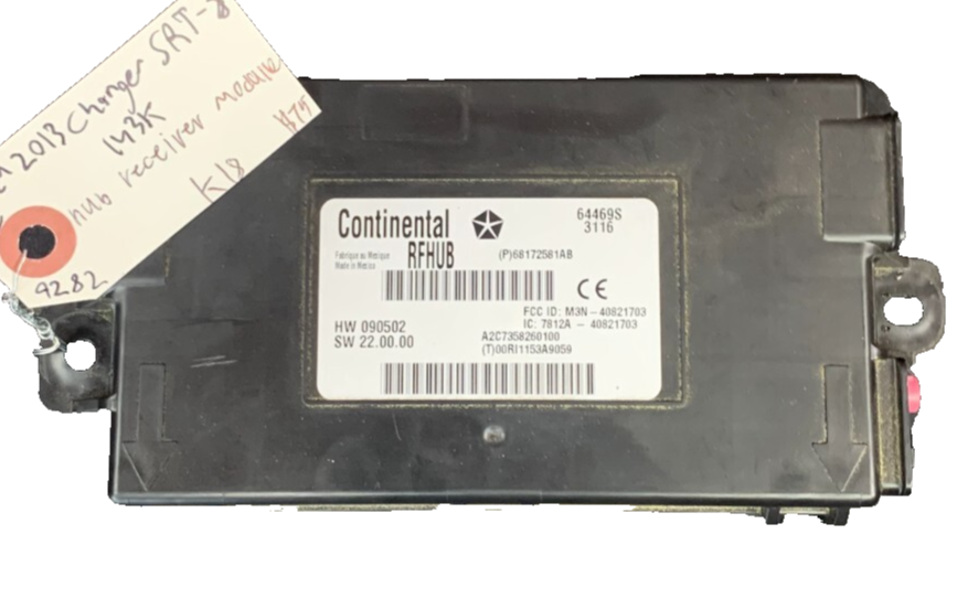 2013 Charger Journey 300 RFHUB Receiver Control Module OEM Mopar 68172581AB
