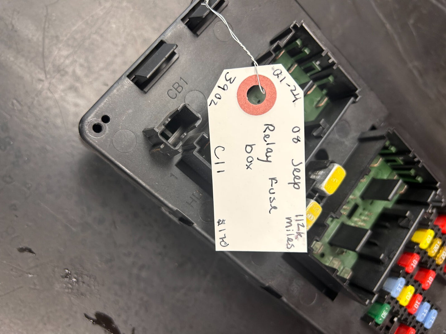 08 JEEP GRAND CHEROKEE RELAY FUSE BOX INTERIOR JUNCTION CONTROL UNIT 56048366AE