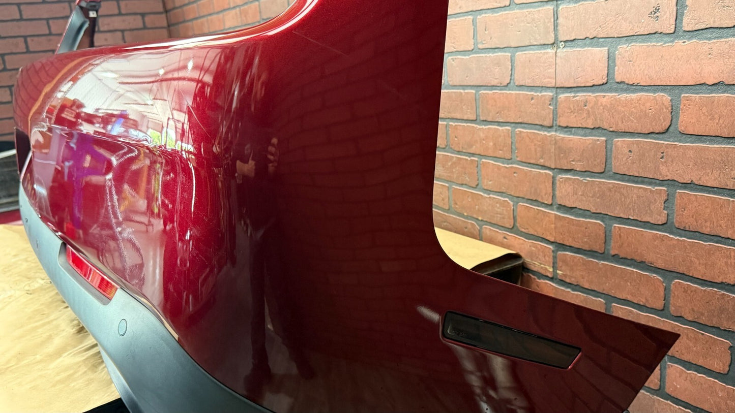 2015-2020 DODGE CHALLENGER REAR BUMPER COVER FASCIA ASSEMBLY PASSION RED PEARL