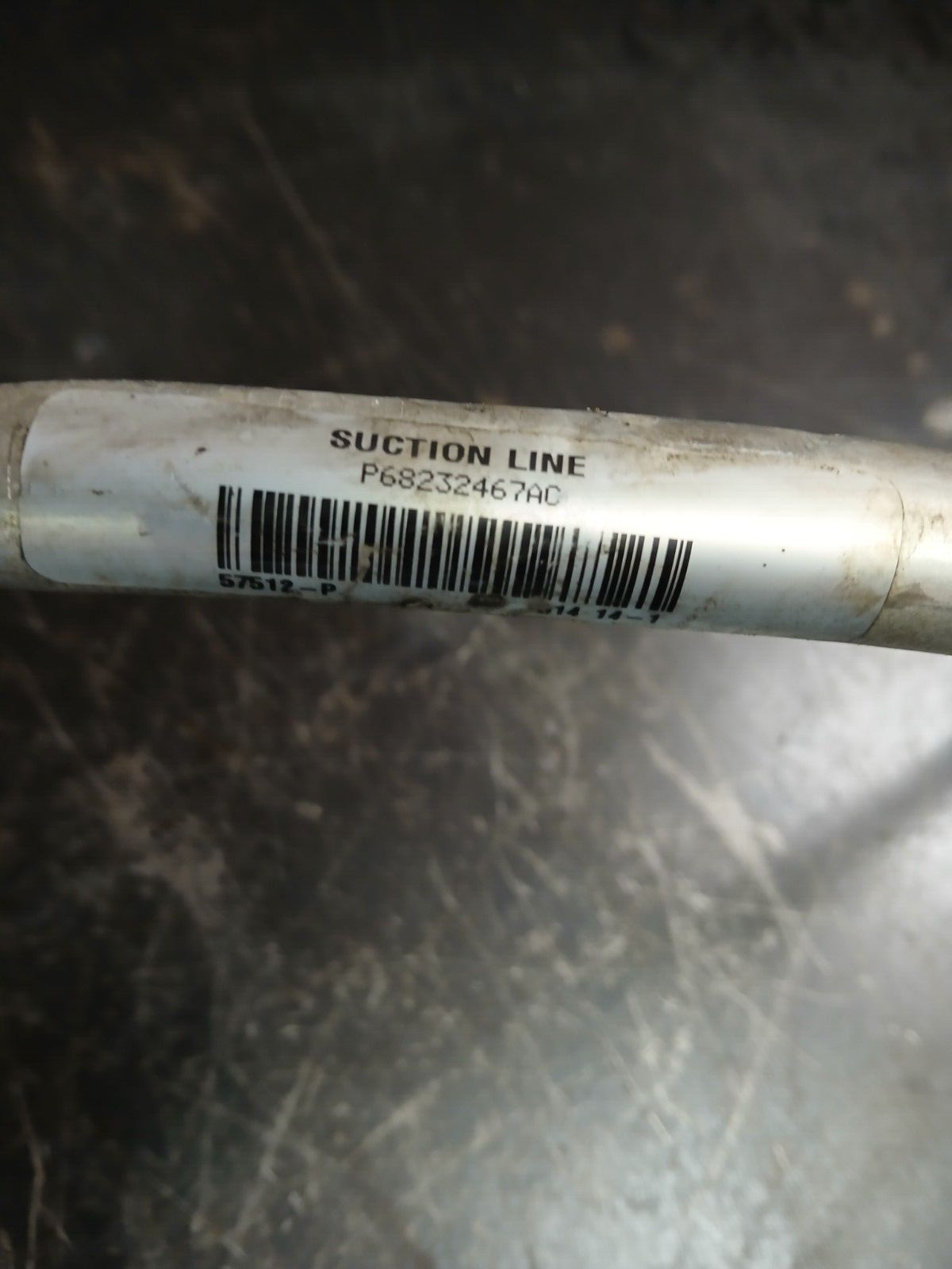 2014-2019 Ram 1500/1500 Classic A/C Suction Line Hose 68232467ac Mopar