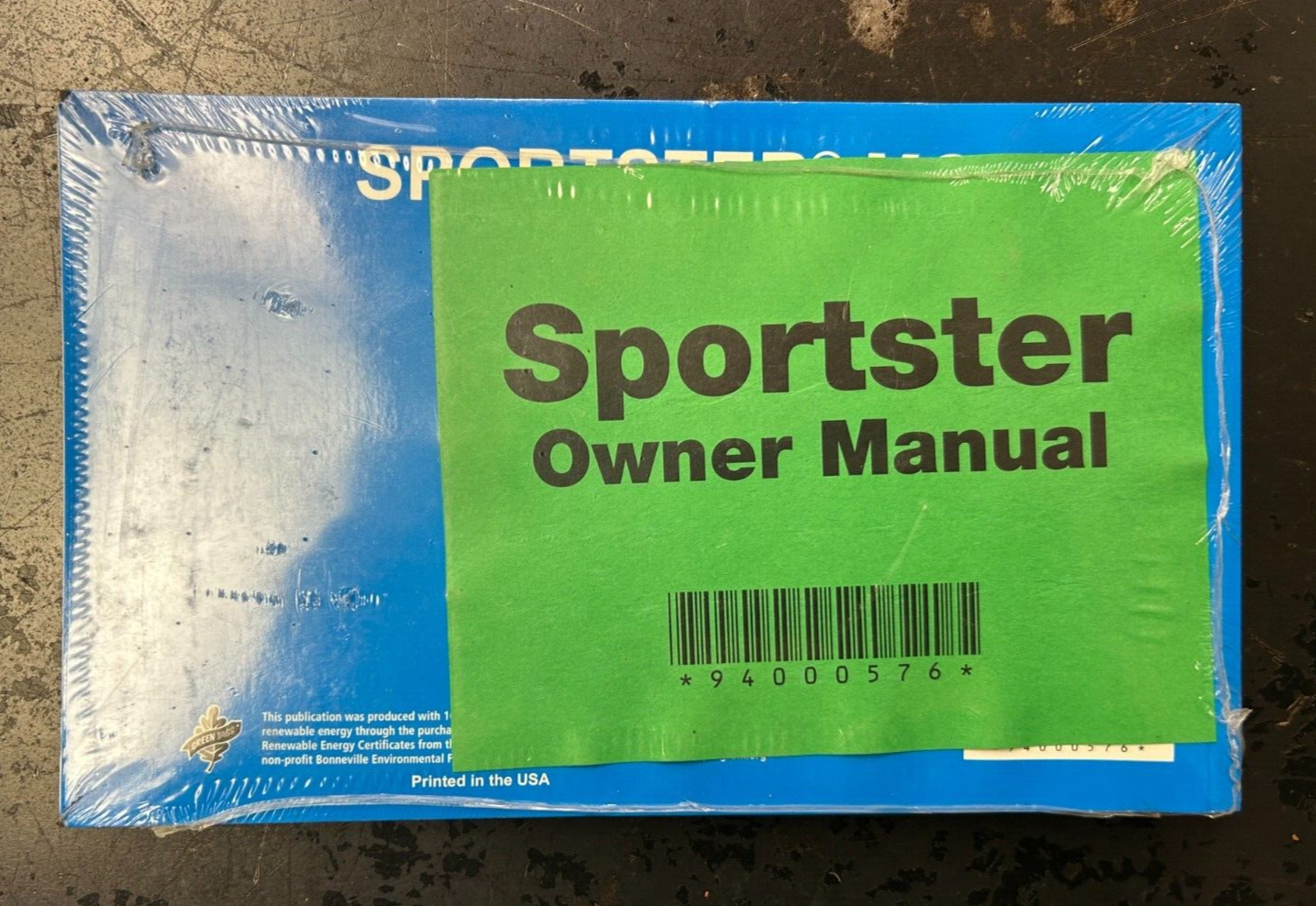 Harley Davidson OEM 2018 Sportster Owner's Manual 94000576