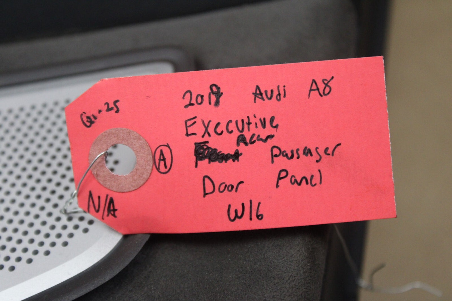 2019-2021 AUDI A8 A8L S8 REAR PASSENGER RH SIDE DOOR PANEL 4N4 868 068 OEM LWB