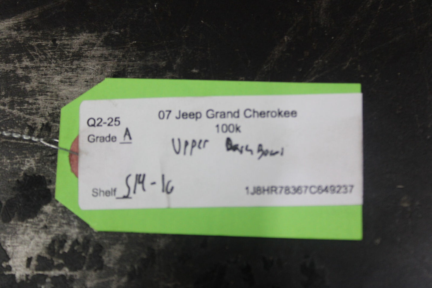 2005-2007 Jeep Grand Cherokee Front Upper Dash Dashboard Cover Panel Assembly