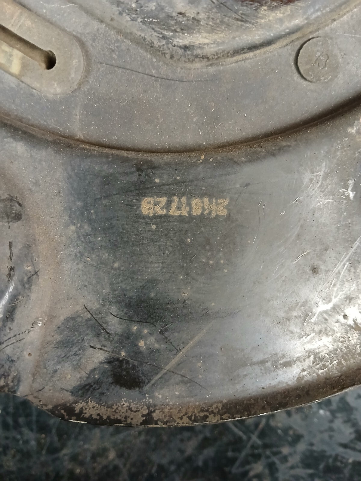 Dodge Passenger Right Side Spindle Knuckle Dust Splash Shield Cover Damaged