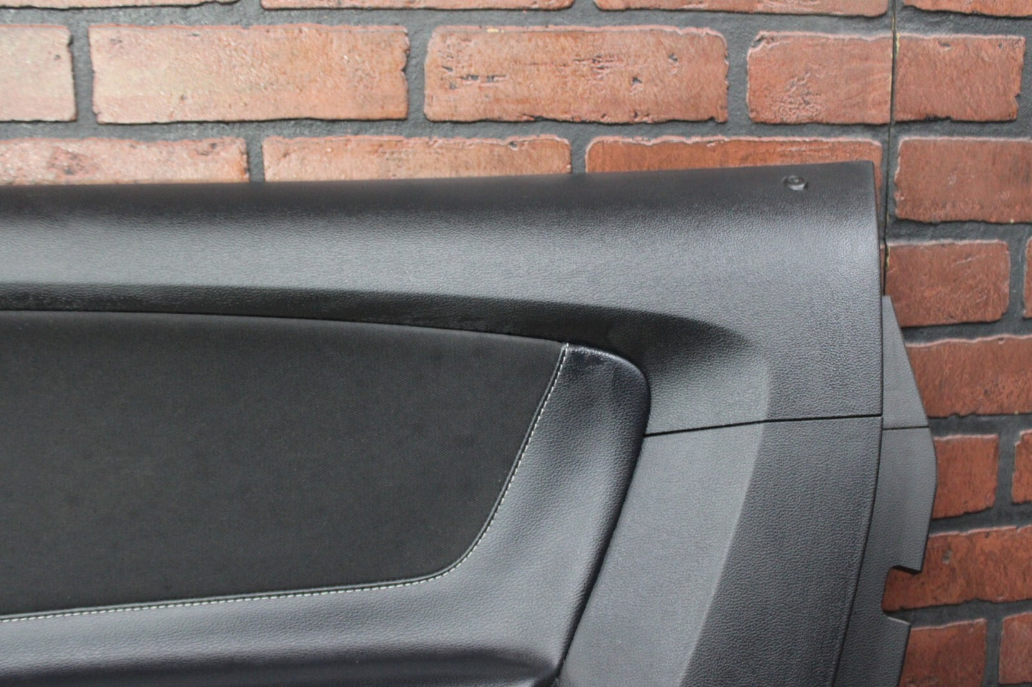 2015-2023 Mustang GT Black Suede Insert Passenger Right Interior Door Trim Panel