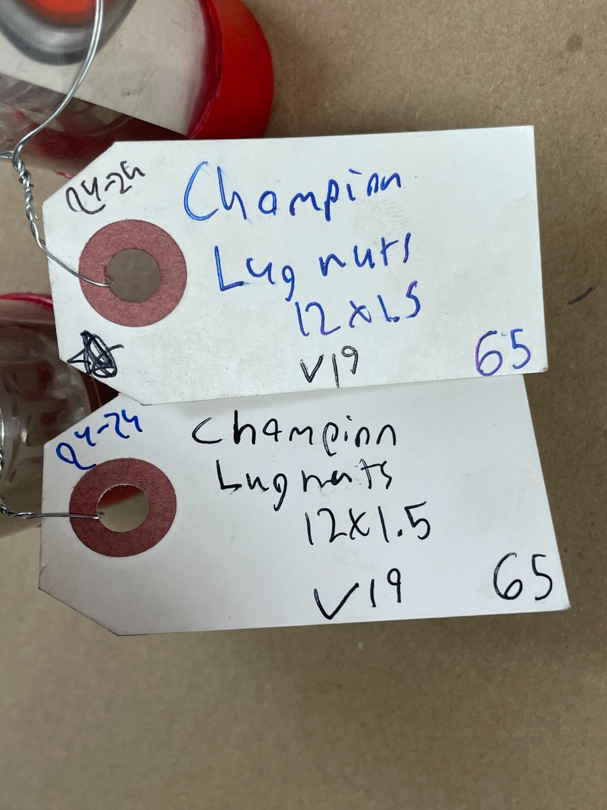 Champion Beadlock set of 5 pcs 12 mm x 1.5 Polished Machined Lug Nuts