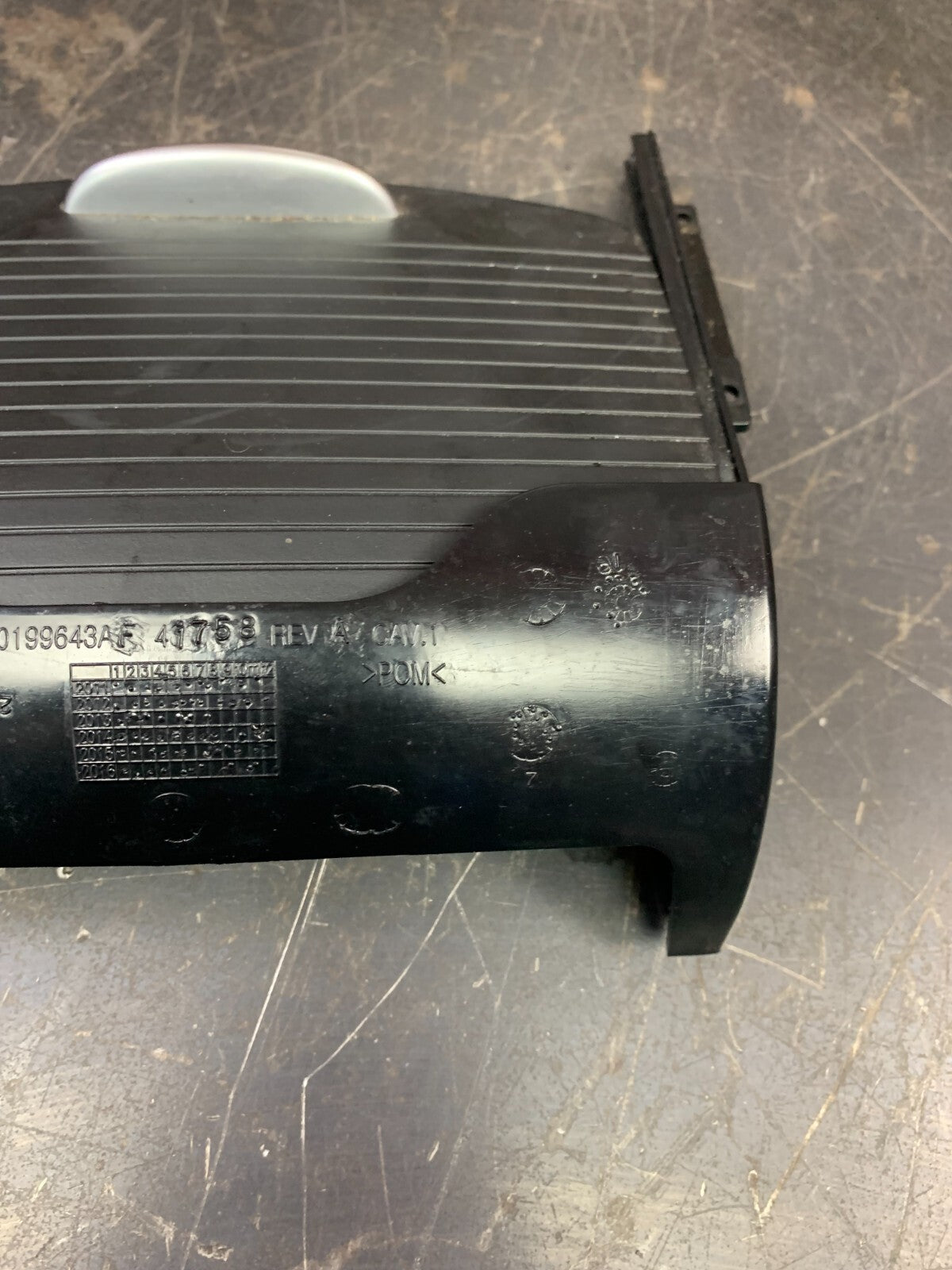 2015-2020 Dodge Charger/300 Black Sliding Cupholder Cover L0199643AF L0199872AE
