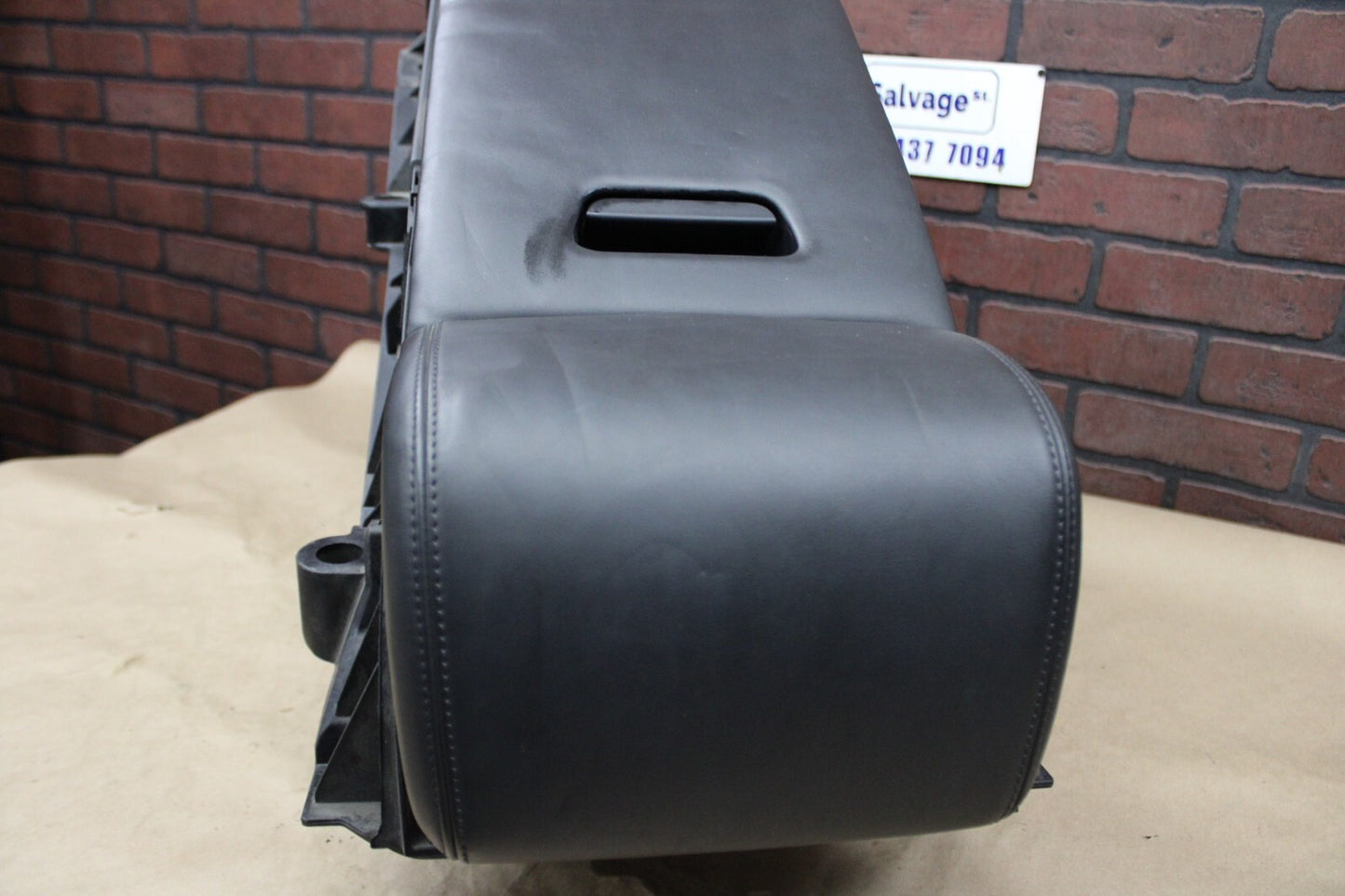 2002 Audi S4 Front Floor Center Console Armrest Assembly Black 4H0 885 075 C