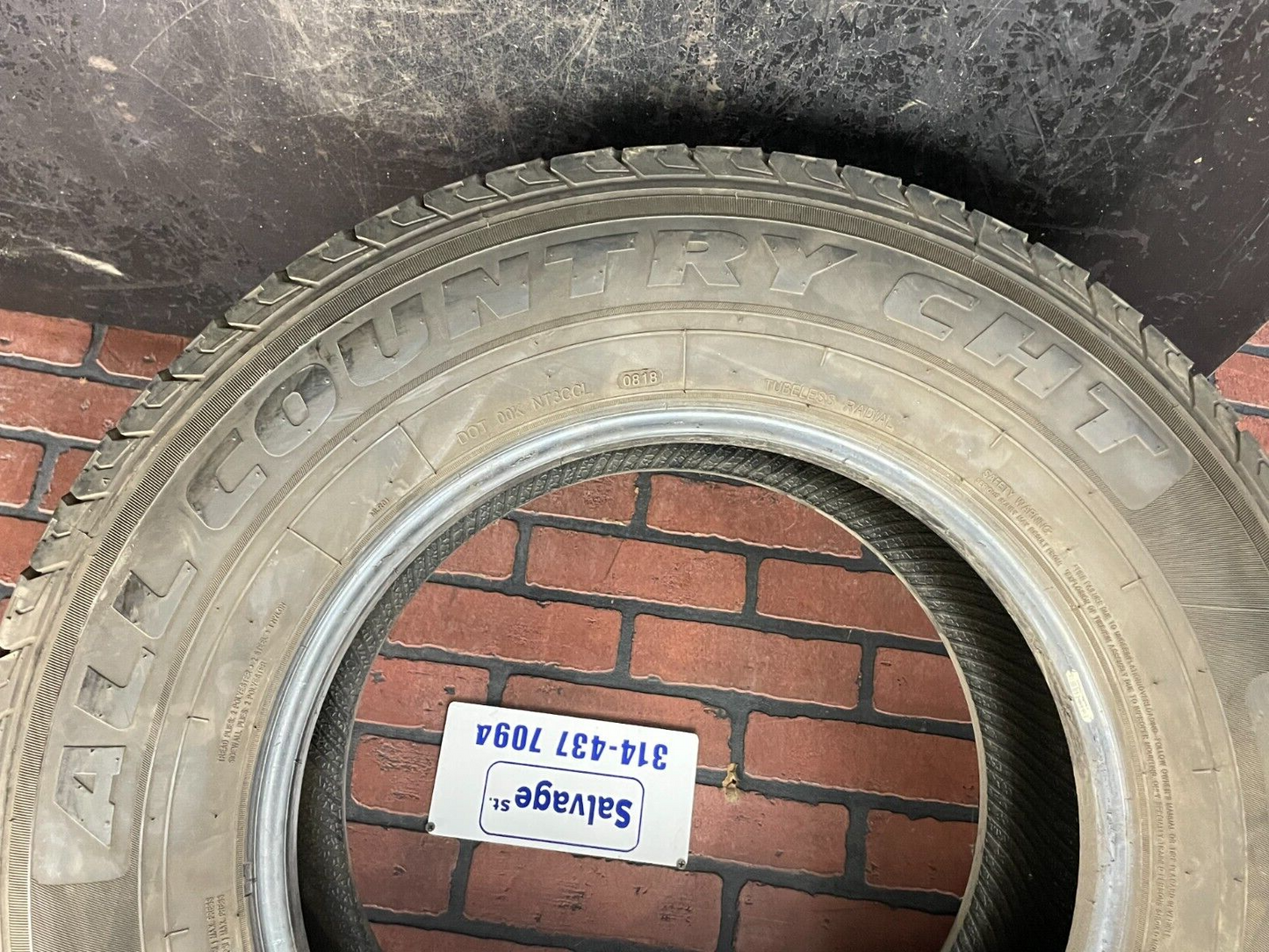 Used LT 245/75R17 Ironman All Country CHT 121/118R M+S - 6/32