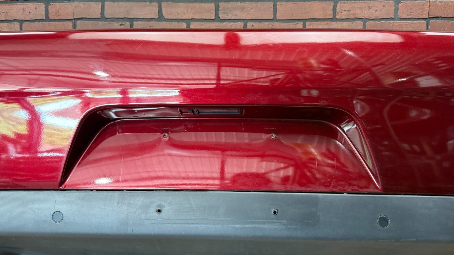 2015-2020 DODGE CHALLENGER REAR BUMPER COVER FASCIA ASSEMBLY PASSION RED PEARL