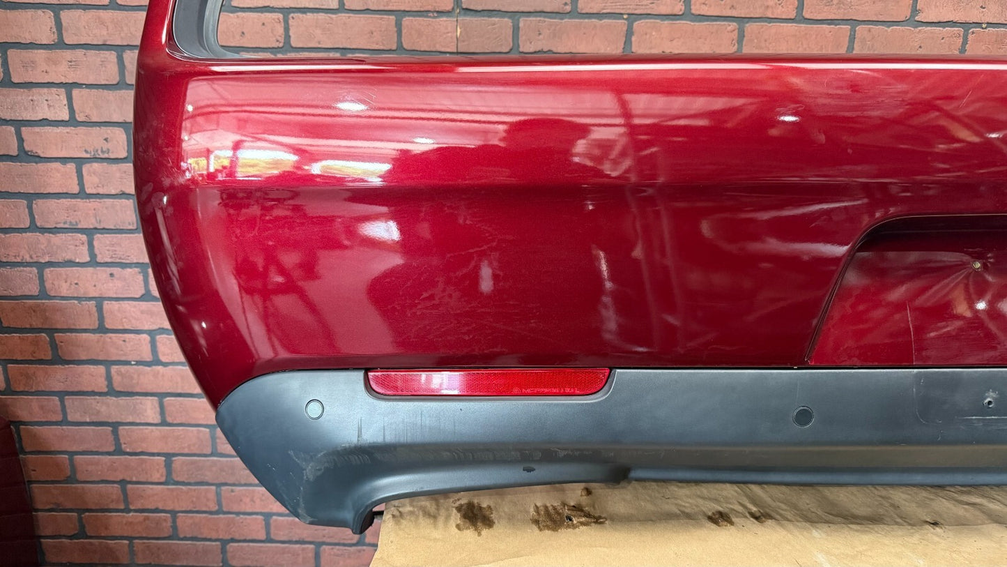 2015-2020 DODGE CHALLENGER REAR BUMPER COVER FASCIA ASSEMBLY PASSION RED PEARL