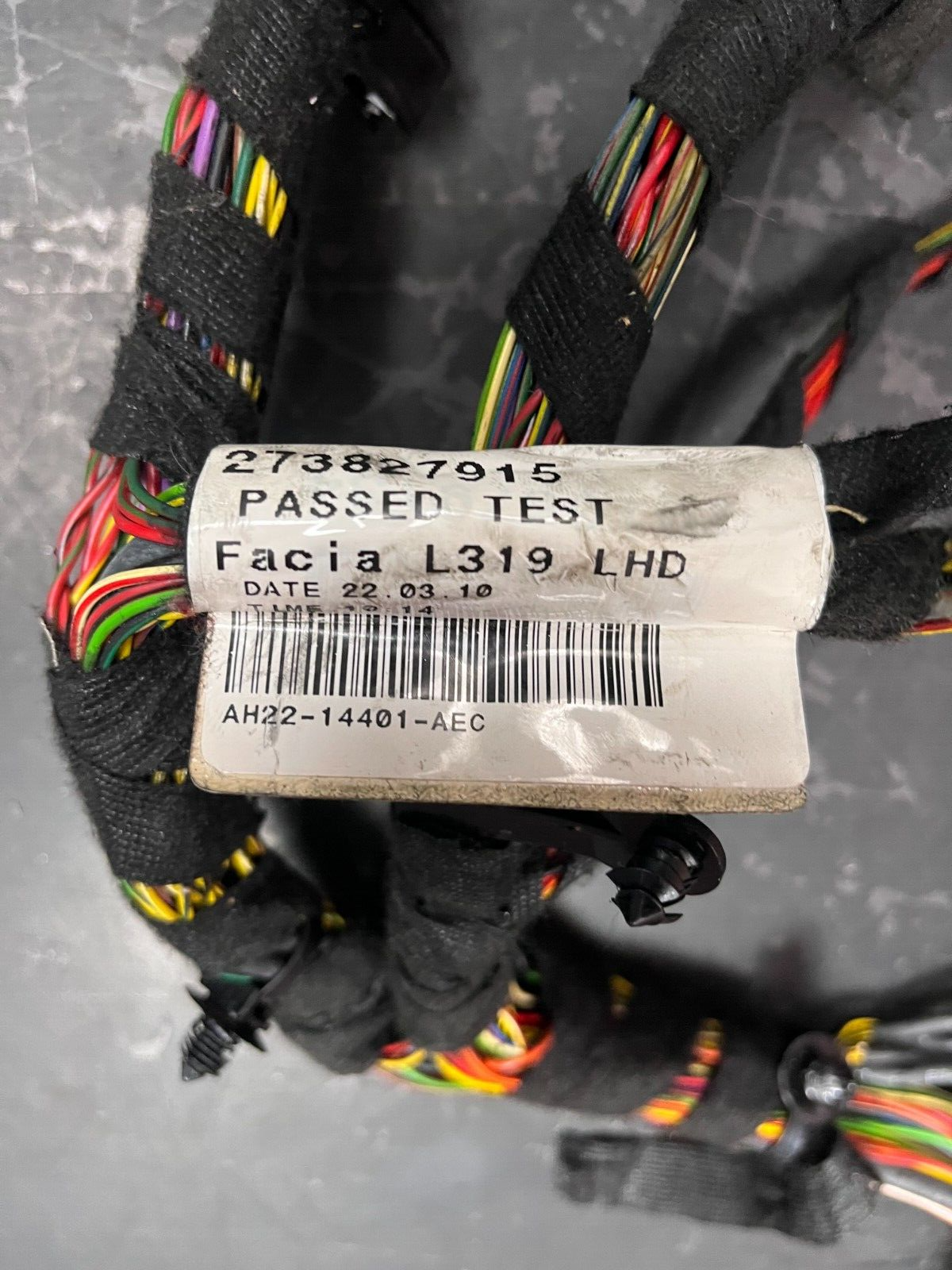 10-13 LAND ROVER LR4 DASH INSTRUMENT PANEL WIRING HARNESS AH22-14401-AEC OEM