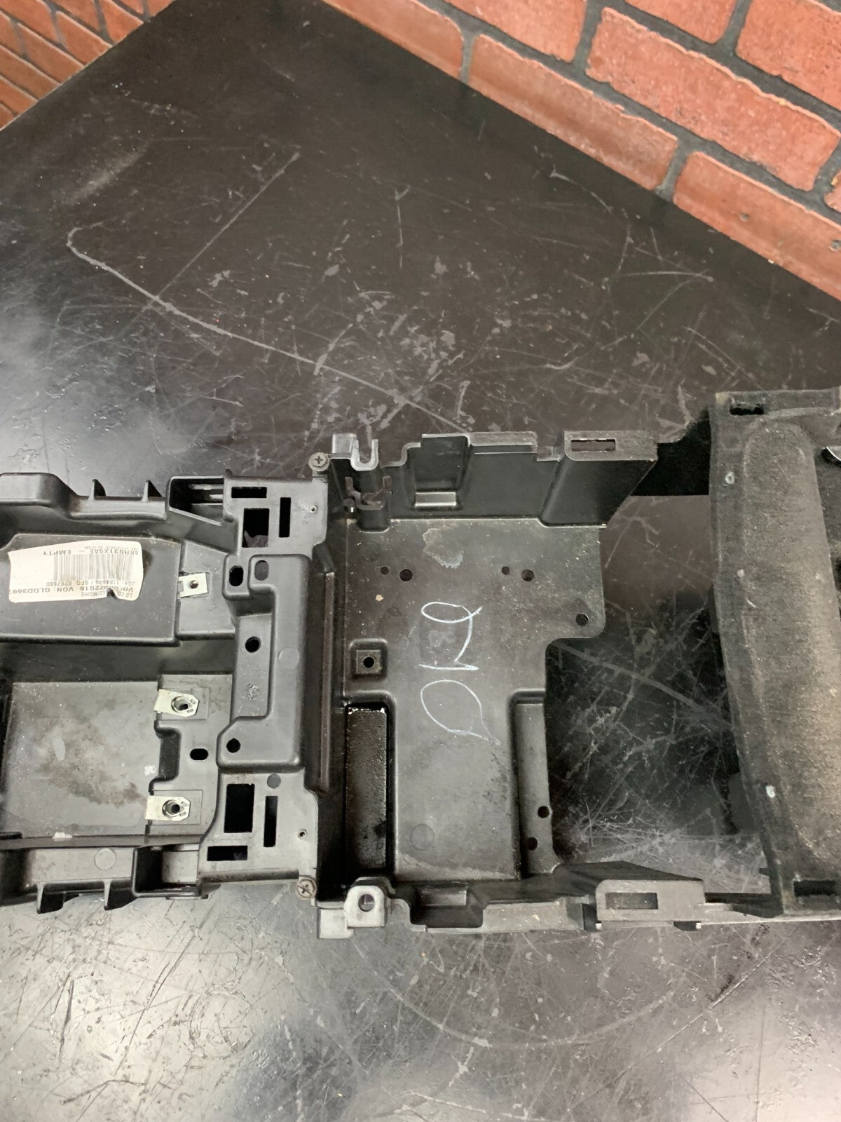 2015-2023 DODGE CHARGER FRONT FLOOR CENTER CONSOLE STORAGE BASE FRAME OEM