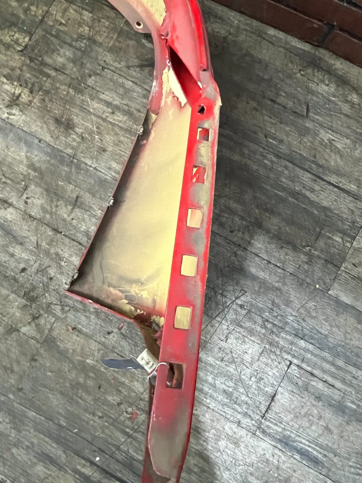 Gen 5 2013-2015 SRT Dodge Viper Rear Bumper Fascia Assembly Red Damaged