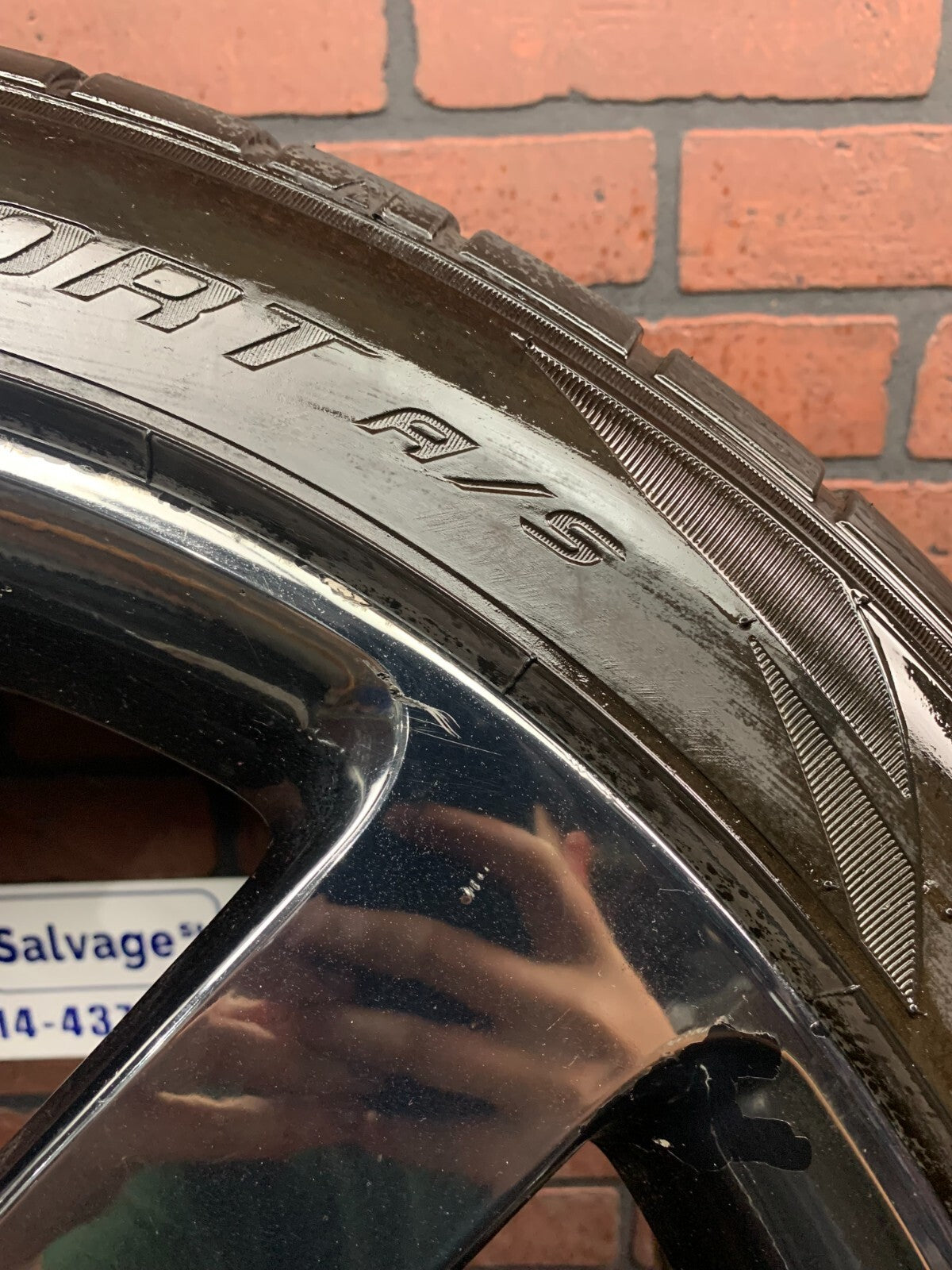 2005-2023 CHRYSLER 300 SRT8 WHEEL 7 SPOKE GREY SMOKED CHARCOAL CHROME OEM USED.