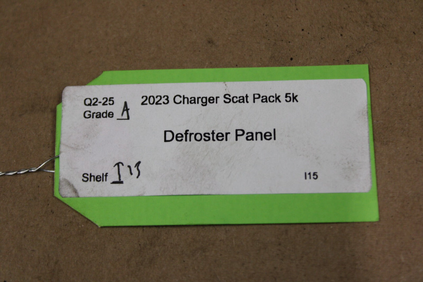 11-23 DODGE CHARGER DASH DEFROSTER GRILLE DEFROST VENT PANEL OEM 1JQ67DX9AL