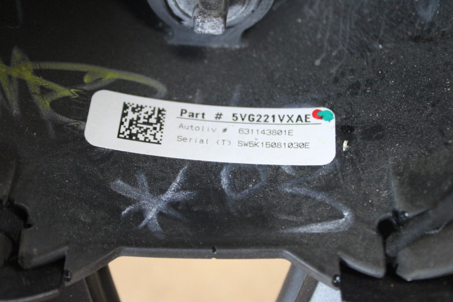 15-23 Dodge Challenger T/A OEM Leather Steering Wheel Assembly Black 5VG221VXAE