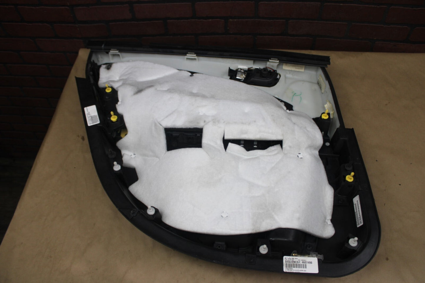 2011-2014 DODGE CHARGER SRT8 OEM INTERIOR REAR RIGHT DOOR PANEL TRIM COVER