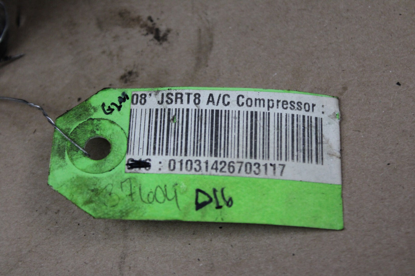 05-10 DODGE CHARGER CHALLANGER MAGNUM 300 A/C COMPRESSOR ASSEMBLY 55116917AD