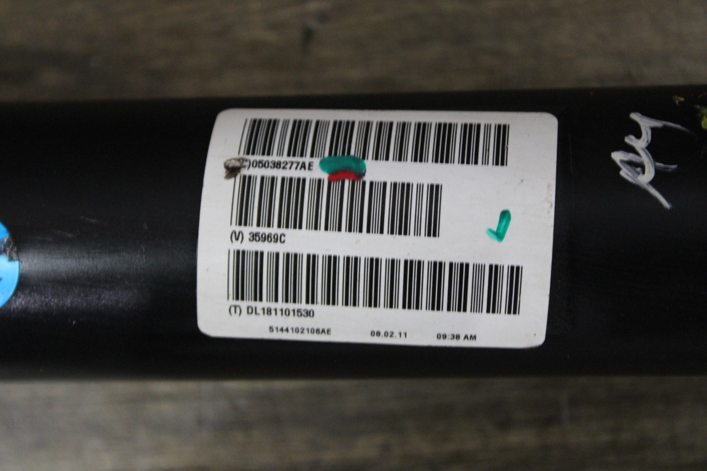 09-13 Dodge Challenger SRT8 Driveshaft Mopar Shaft OEM Automatic 05038277AE 69k