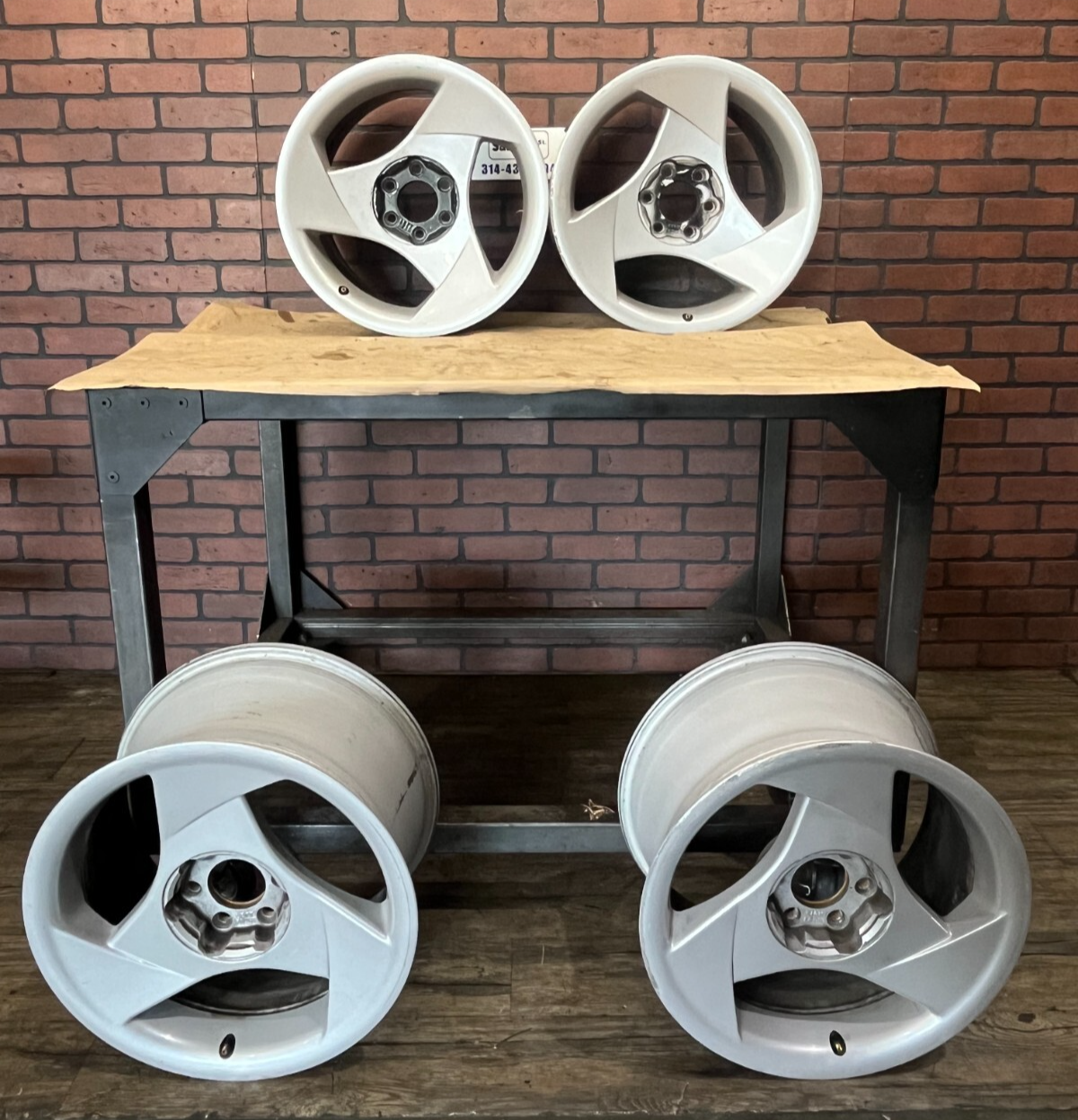 92-96 Dodge Viper R/T 10 3-Spoke Wheel Rim Set of 4 OEM Fronts 17x10 Rears 17x13