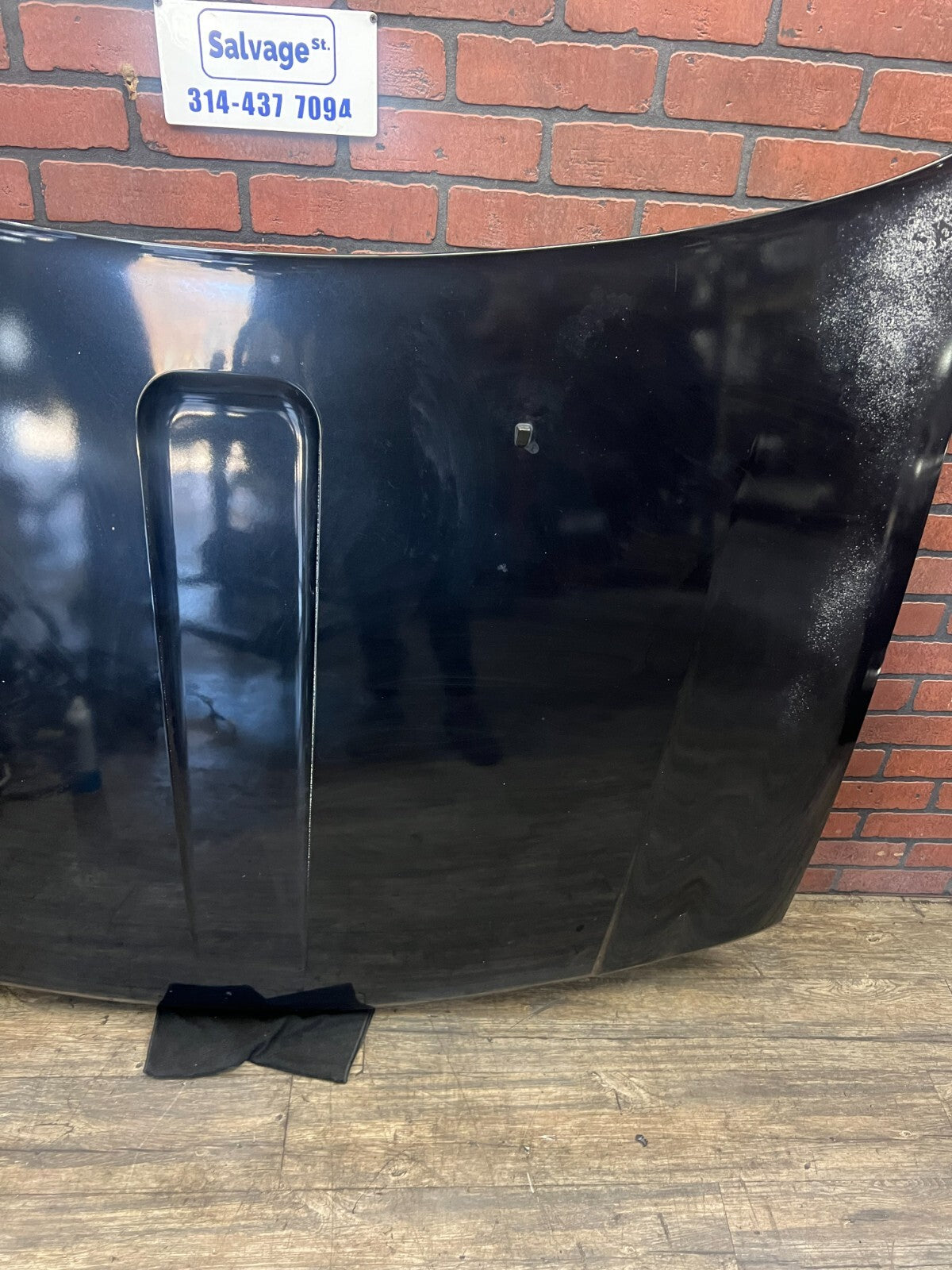 2005-2010 Jeep Grand Cherokee SRT8 Front Hood Cover Used OEM Black PX8 SUN FADE